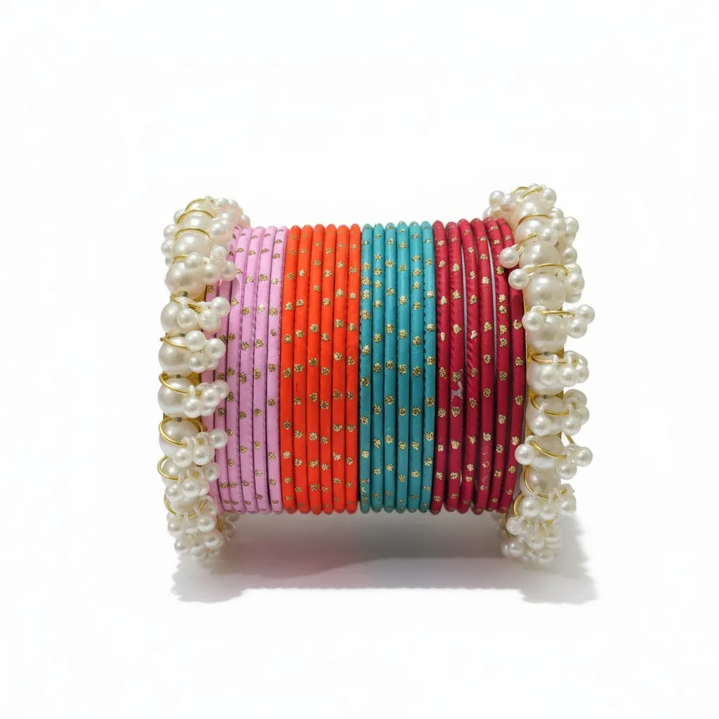 Luxe Pearl Kashmiri Chooriyan