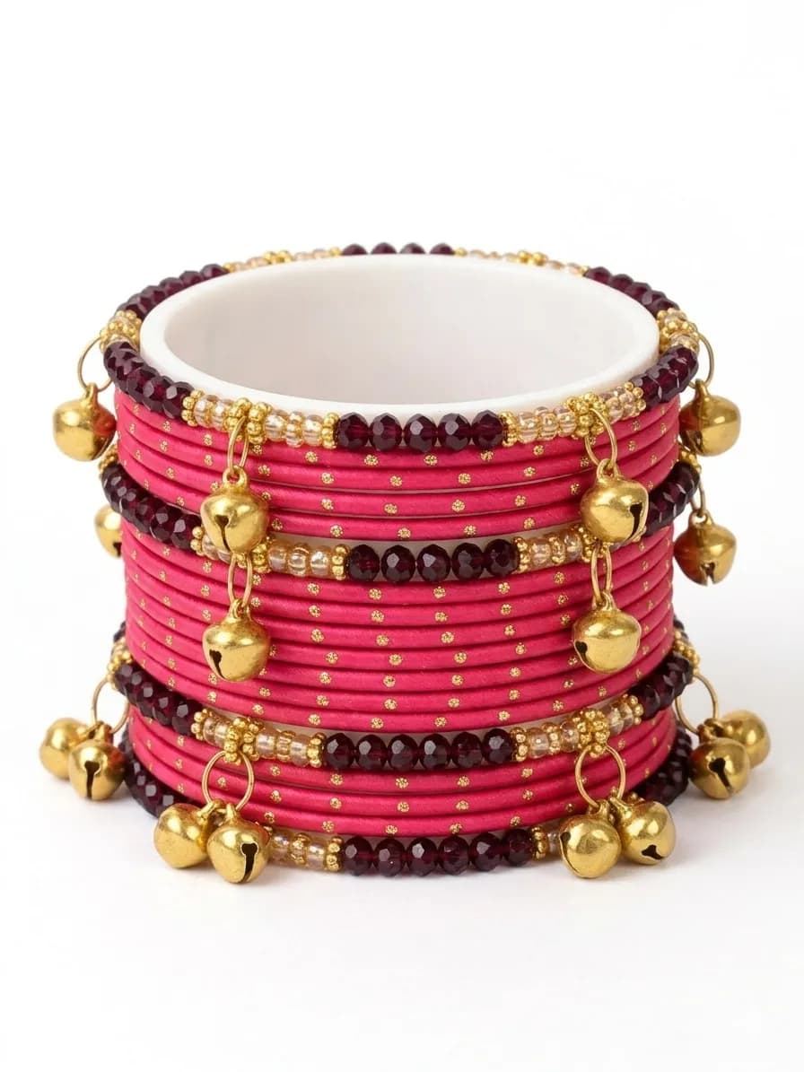 Red Kashmiri Chooriyan