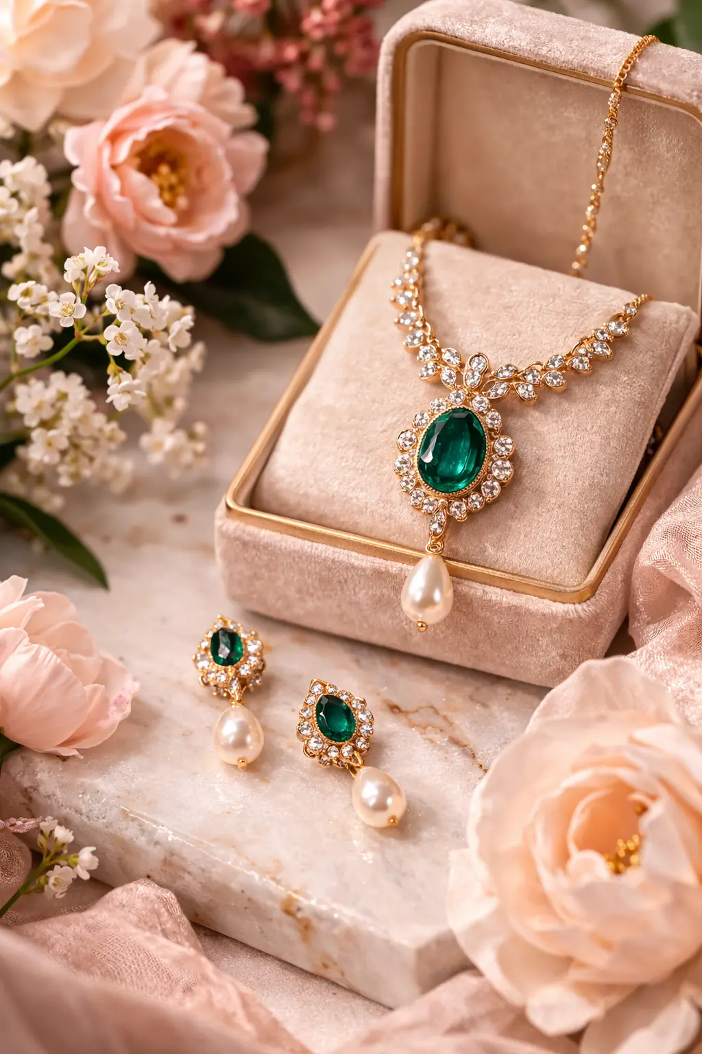 Exquisite Craftsmanship: The Emerald Pear Drop